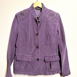 EDDIE BAUER Corduroy Purple Jacket